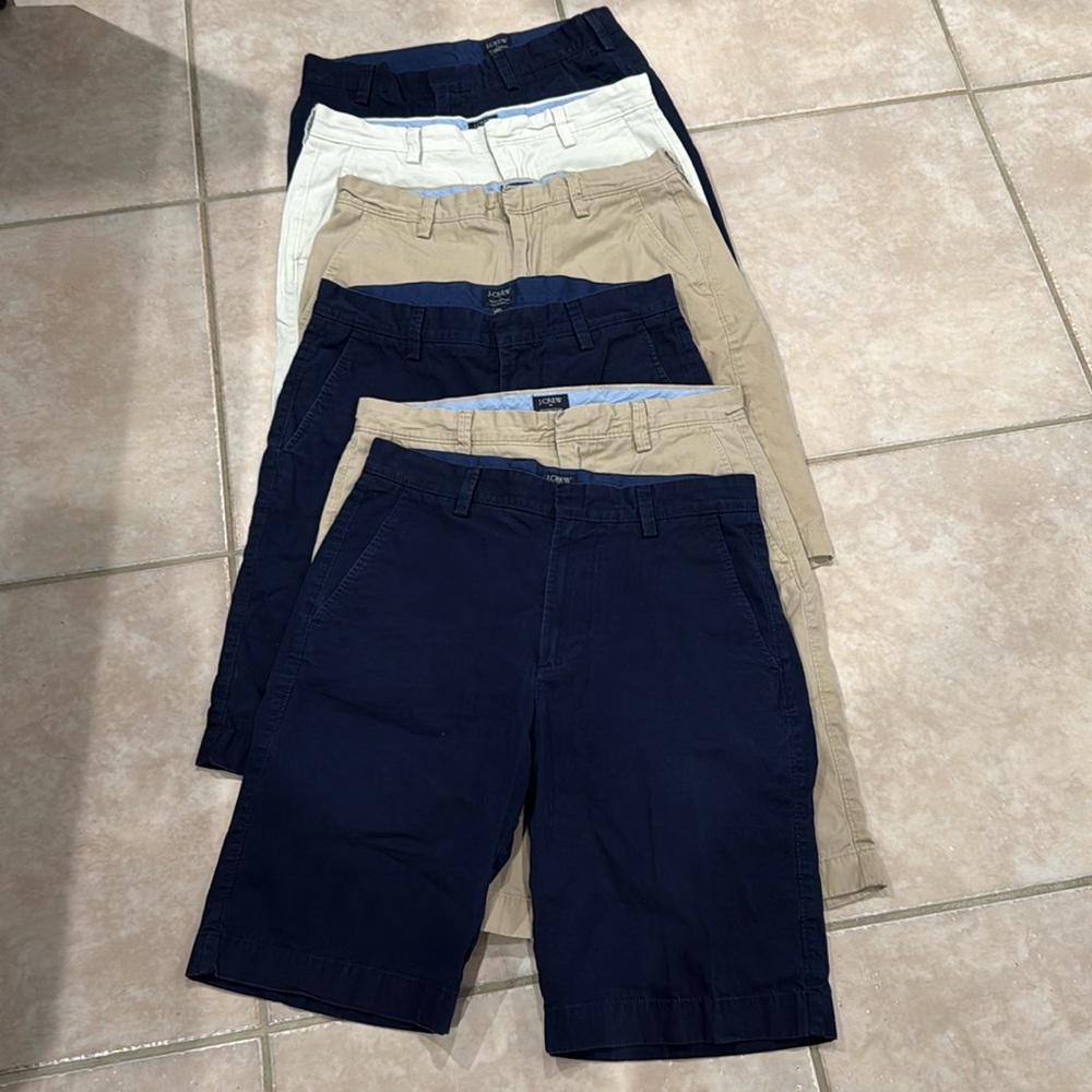 $ Jcrew size 30 shorts BUNDLE OF 6 MENS shorts